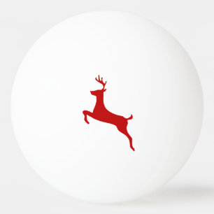 Reindet Salta Natal Red Silhout Bolas de Golfe