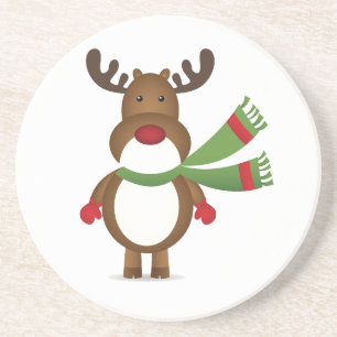 Reindet Vestindo uma Porta copos de Sandstone Verd
