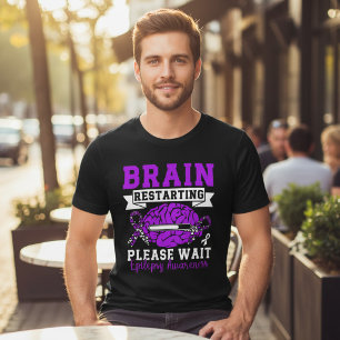 Reinicialização do Cérebro Camiseta Divertida de C