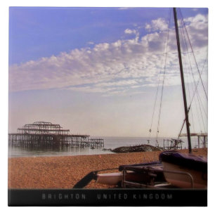 (Reino Unido) Antigo Pier de Brighton em Azulejo C