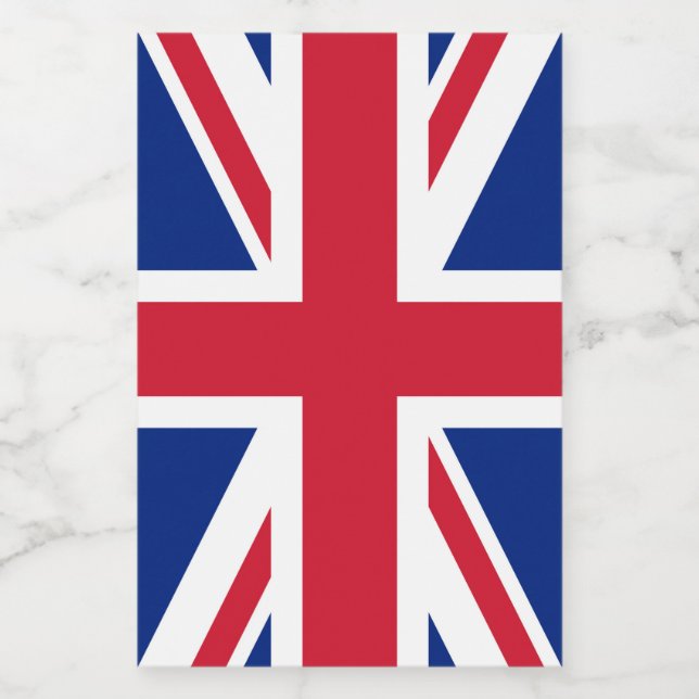 Reino Unido União Jack Flag das Colônias britânica (Rótulo Único)