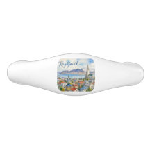 Reiquiavique Islândia souvenir aquarela