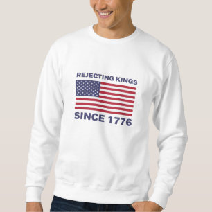 Rejeitando Reis Desde 1776 Proteste Camiseta Cláss