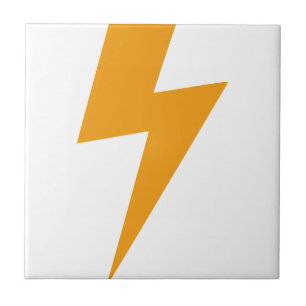 Relâmpago Energia Amarelo Impressão