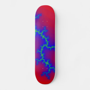 Relâmpago Fractal: Skateboard Personalizado
