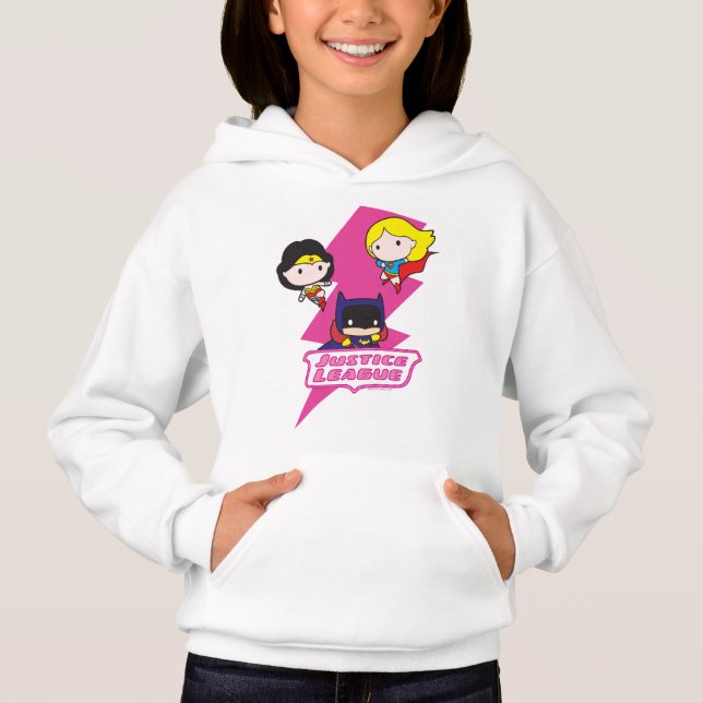 Relâmpago Rosa da Liga da Justiça Chibi (Frente)