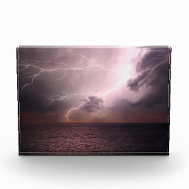 Relâmpago Storm Ocean