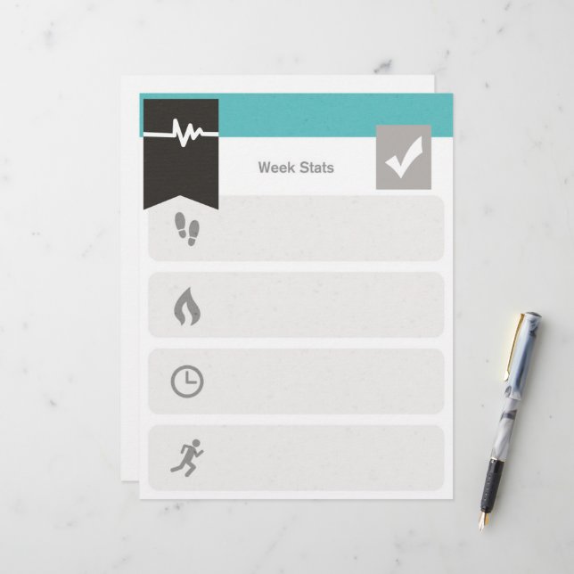 Relatório de Status de Exercício Semanal (Frente/Verso In Situ)