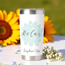 Relaxamento Verde - Yoga - Cotação Branco