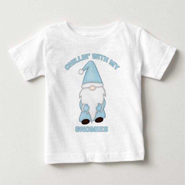 Relaxando com minhas Camisetas Pun Gnomies (Frente)