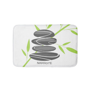 Relaxando o design de tapete de pedra de pedras co