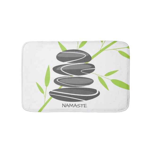 Relaxando o design de tapete de pedra de pedras co (frente)