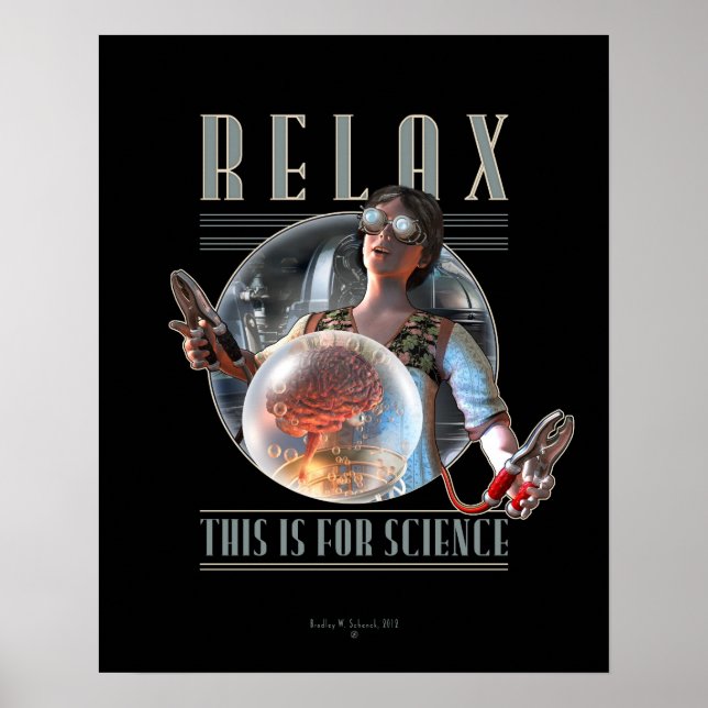 Relaxe: é para o Poster SCIENCE (16x20") (Frente)