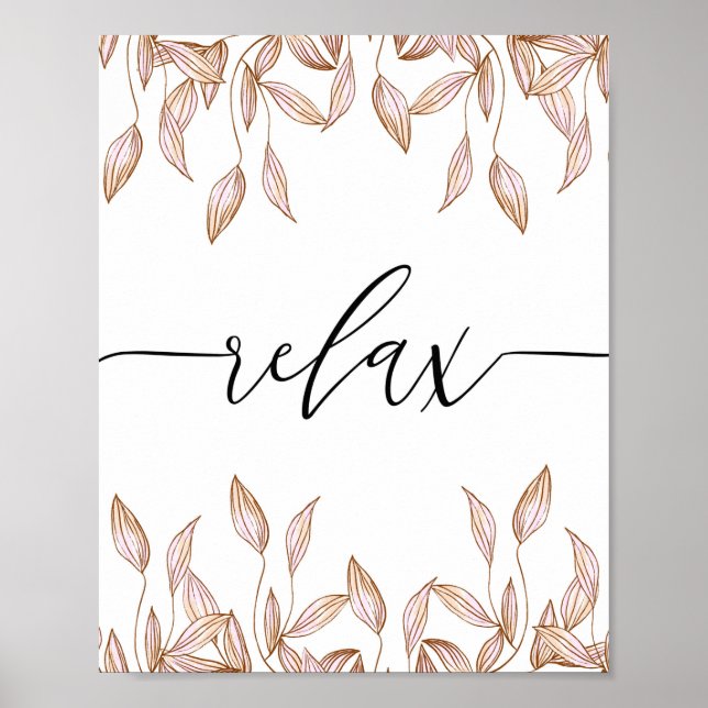 Relaxe Escritura de Banheiras poster (Frente)