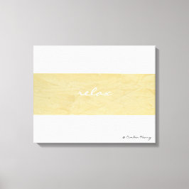Relaxe Minimalismo Canvas Arte