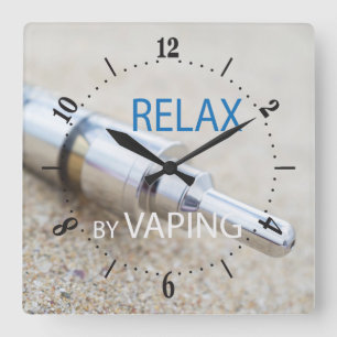 Relaxe por vaporização do relógio de parede qua