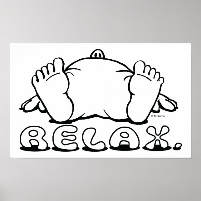 Relaxe poster (Frente)