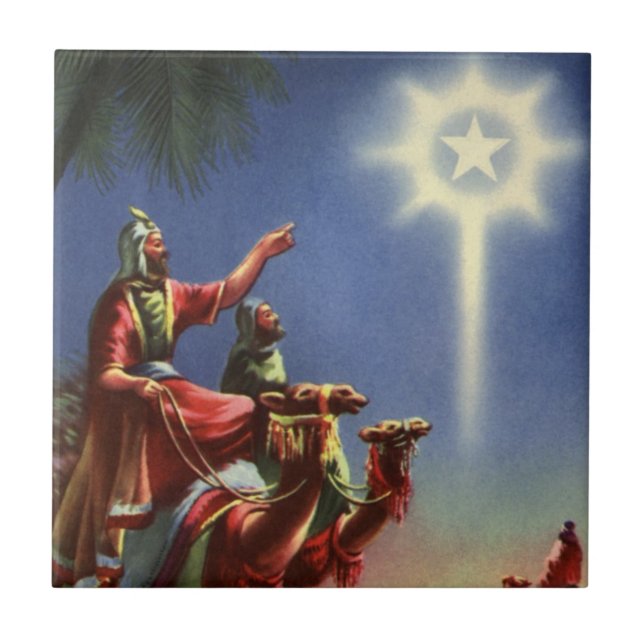Religião Vintage, Homens Sábios com Estrela de Bel (Frente)
