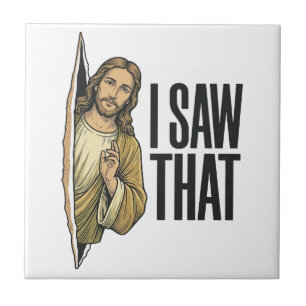 Religioso Engraçado Eu Vi Aquela Vintage