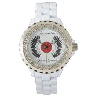 Relógio 釧路湿原を守ろう! チャリティ・ウォッチ（Charity Watch） 腕時計