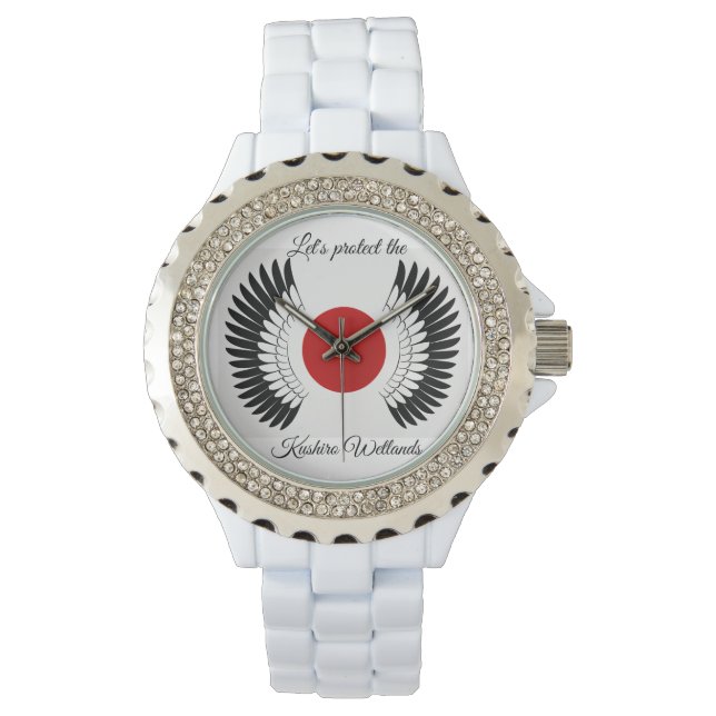 Relógio 釧路湿原を守ろう! チャリティ・ウォッチ（Charity Watch） 腕時計 (Frente)