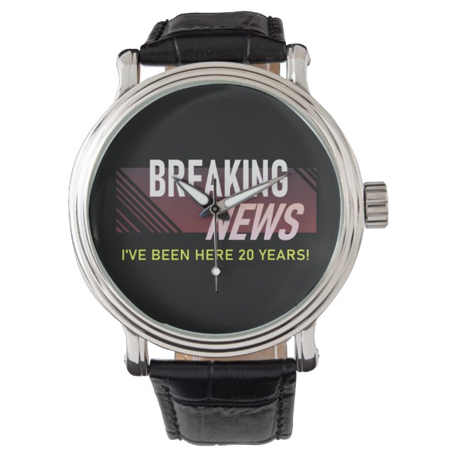 Relógio 20 anos de trabalho Aniversário 20 funcionários (Frente)