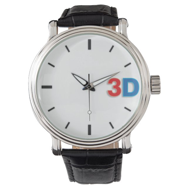 Relógio 3D O'Clock 2-RdBl. (Frente)