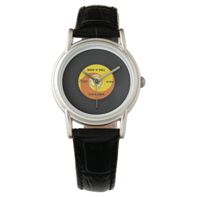 Relógio 45 RPM Vinyl Classic Record Watch (Frente)