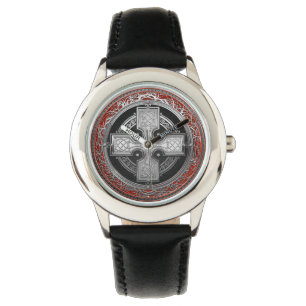 Relógio [500] Cruz de prata sagrado celta antiga do nó