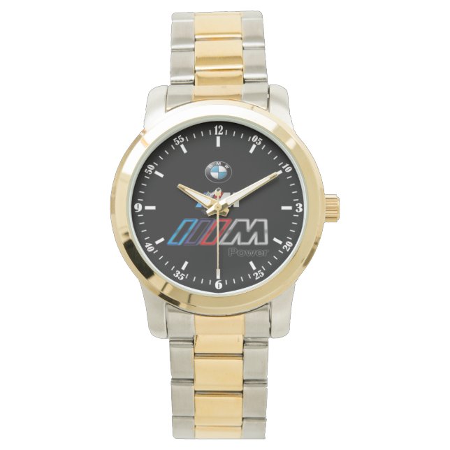 Relógio 67 BMW Engine MPower Logo Accessories Watches (Frente)