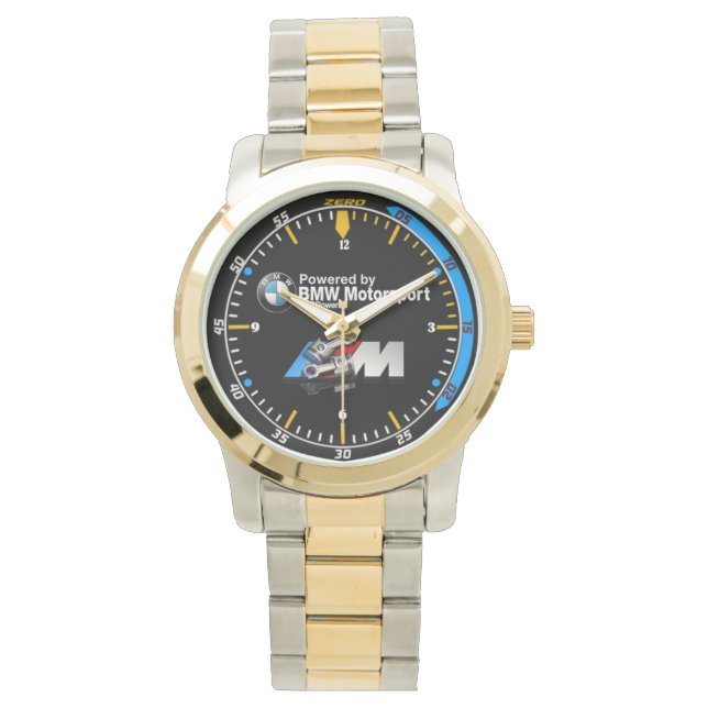 Relógio 70 BMW Engine MPower Logo Accessories Watches (Frente)