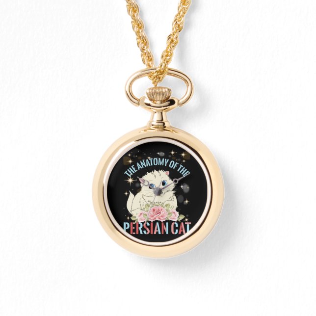 Relógio A Anatomia Do Gato Persa (Frente)