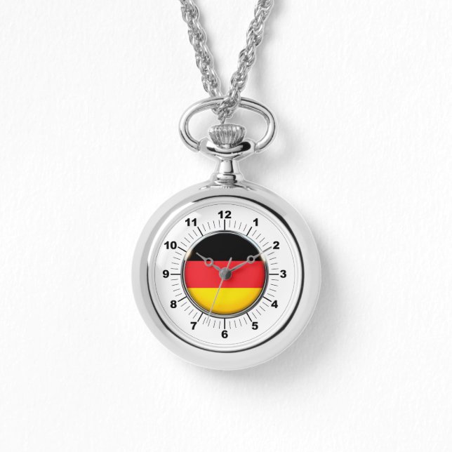 Relógio A Bandeira alemã Wenound Silver Watch (Frente)