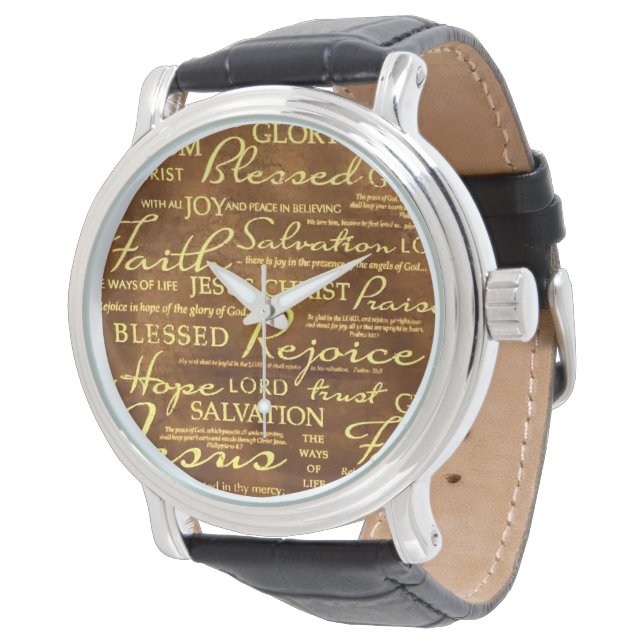 Relógio A espantosa Bênção e Fé do Cristo de Jesus (Angular)