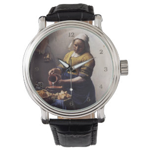 Relógio A Milkmaid de Johannes Vermeer