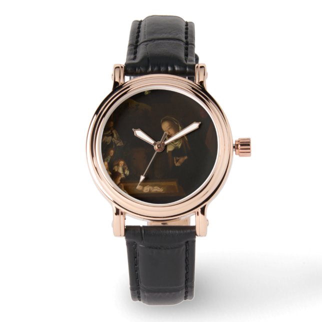 Relógio A Natividade à Noite (Nascimento de Jesus, Natal) (Frente)