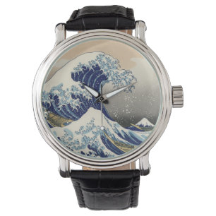 Relógio A onda do Excelente de Kanagawa Hokusai