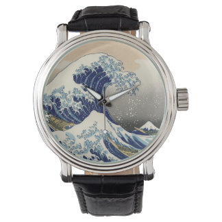 Relógio A onda do Excelente de Kanagawa Hokusai