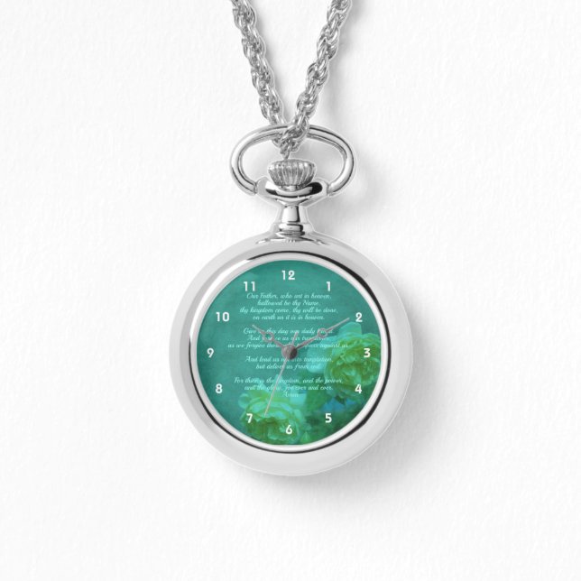 Relógio A oração do Senhor Nosso Pai (Frente)