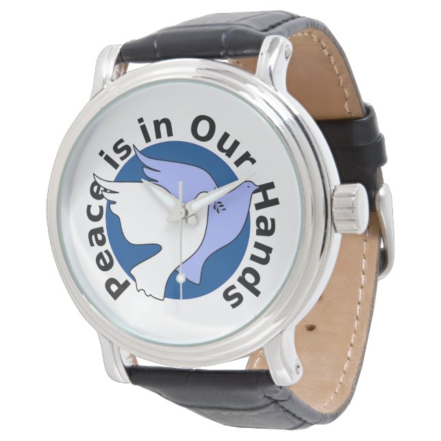 RELÓGIO A PAZ ESTÁ NAS NOSSAS MÃOS (Angular)