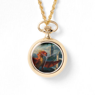 Relógio A Red Scottish Dragon Warm London