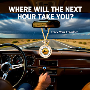 Relógio A vida é uma aventura aprecia o passeio