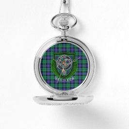 Relógio Abercrombie Scottish Clan Tartan & Crest