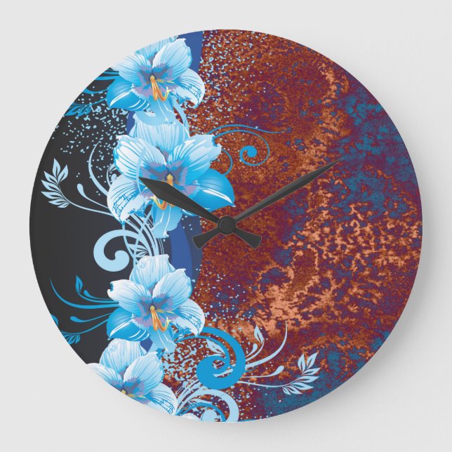 Relógio abstrato Art 44A (Frente)