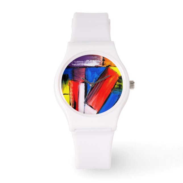 Relógio Abstrato Art Watch (Frente)