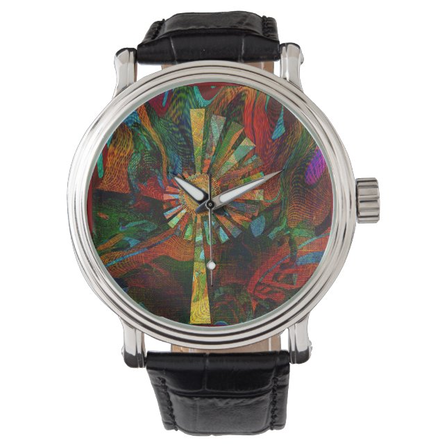 Relógio Abstrato Art Watch (Frente)