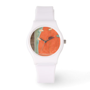 Relógio Abstrato de Ovos por Erica J Vess