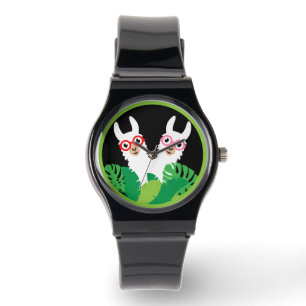 Relógio Acessórios Llama Alpaca divertidos