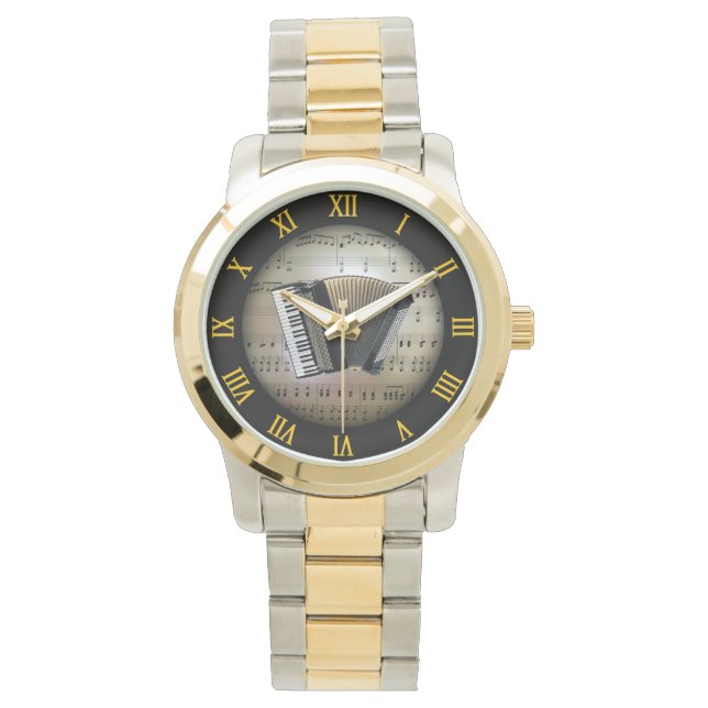 Relógio Acordo ~ Fundo "O Planeta Musical" * ~ (Frente)