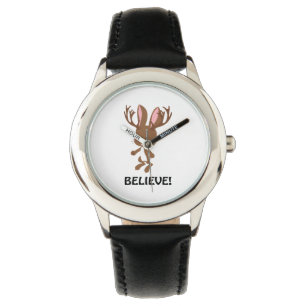 Relógio Acredite! Cute Jackalope